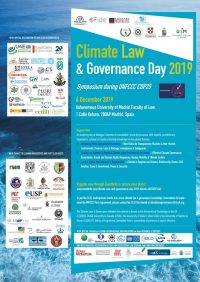 Strengthening Legal Foundations for Climate Ambition & Compliance Climate Law and Governance Day 2019